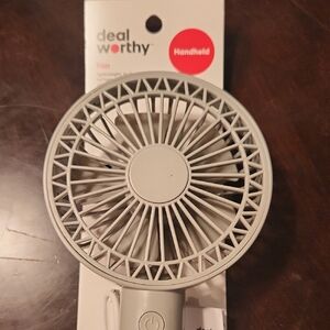 Gray Handheld Fan